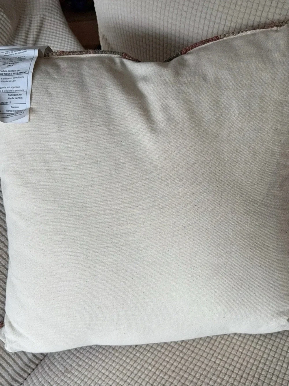Adriana Kilim Aztec Throw Pillow Cotton Jute 18X18 NWT!